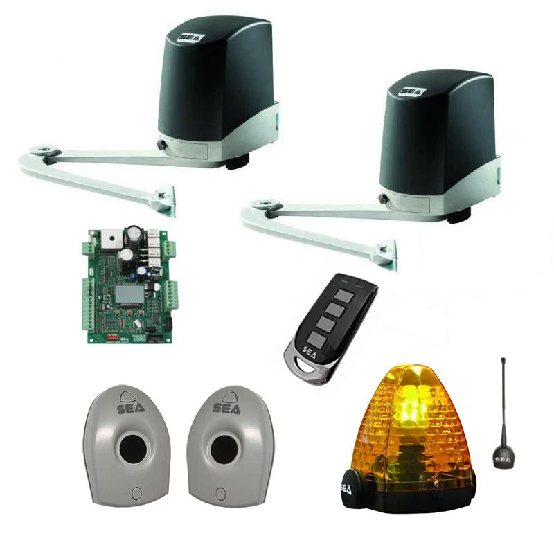 10854525F KIT FLIPPER DOUBLE BASIC Motorisation à Bras Pour Portail 2 Battants SEA 24V 1 10854525F KIT FLIPPER DOUBLE BASIC Motorisation à Bras Pour Portail 2 Battants SEA 24V