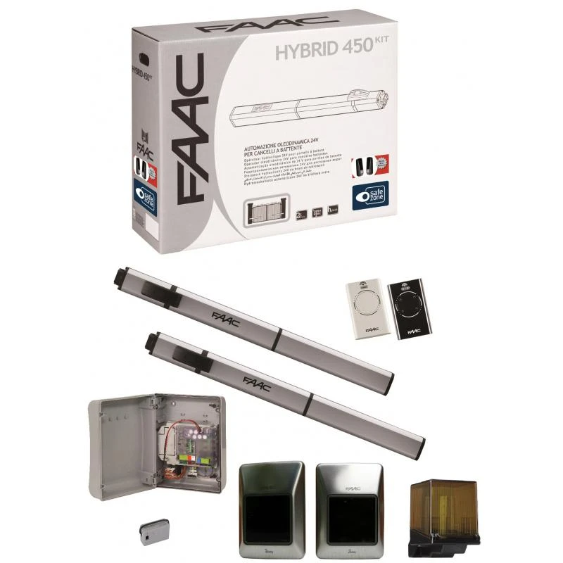 KIT HYBRID PLUS INTEGRAL Motorisation Portail Battant FAAC 24V 1 KIT HYBRID PLUS INTEGRAL Motorisation Portail Battant FAAC 24V