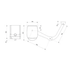 KMB24 Kit De Motorisation Pour Portail à 2 Battants BENINCA -Nice Equipment Boutique schema technique mb 800x800