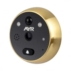 AYR760 Judas Numérique (Satin Nickel) AYR -Nice Equipment Boutique 5.ayr mirilla digital wifi 760 6 laton satinado 800x800