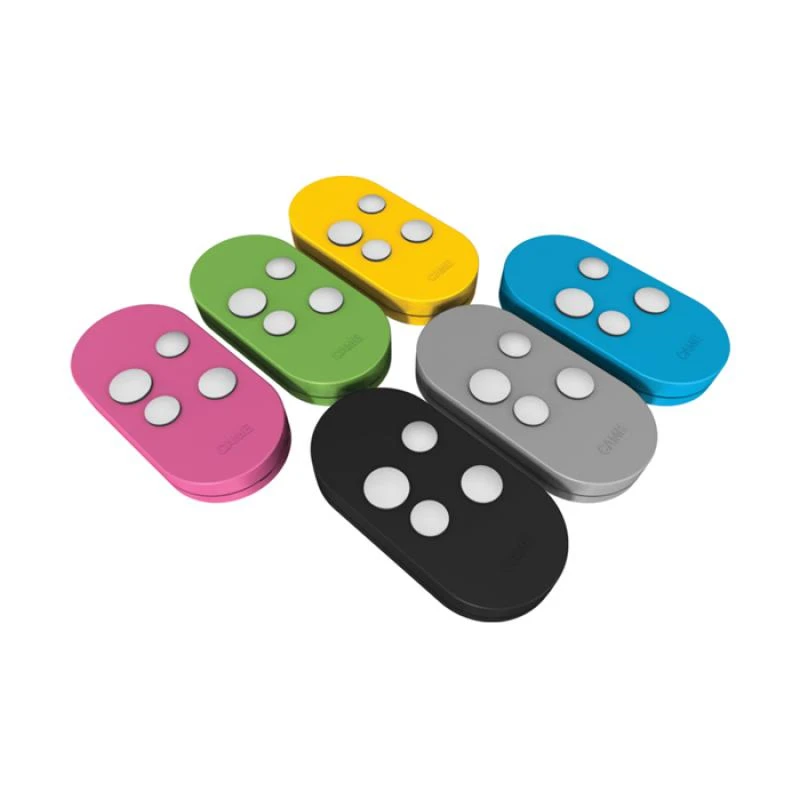 TOPD4RXM Pack Multicouleurs 6 Télécommandes 4 Canaux à Code Tournant CAME 1 TOPD4RXM Pack Multicouleurs 6 Télécommandes 4 Canaux à Code Tournant CAME