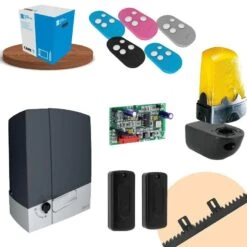 Kit BXV Connect Line Avec Crémaillères Motorisation Portail Coulissant 24V CAME