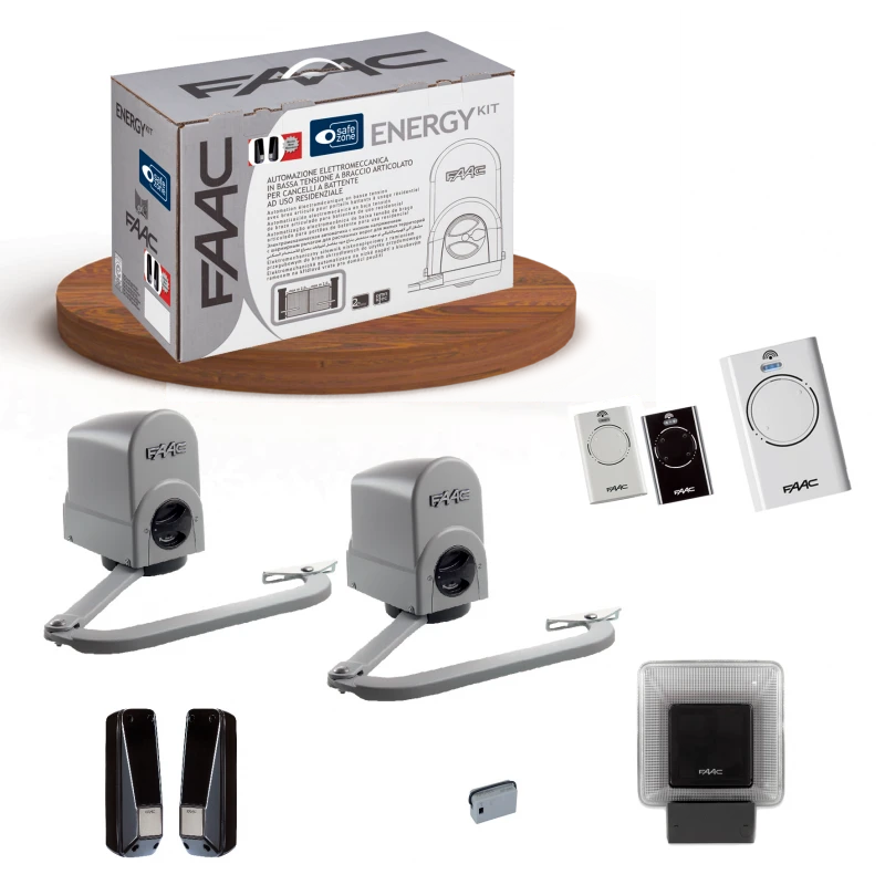 KIT ENERGY INTEGRAL FAAC 391 24V Motorisation Portail Battant 1 KIT ENERGY INTEGRAL FAAC 391 24V Motorisation Portail Battant